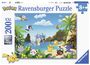 Ravensburger Kinderpuzzle 12840 - Schnapp sie dir alle! 200 Teile XXL - Pokémon Puzzle für Kinder ab 8 Jahren, SPL