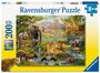 : Kinderpuzzle 200 XXL Teile - Tiere in der Savanne, SPL
