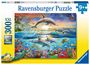 : Ravensburger Kinderpuzzle - 12895 Delfinparadies - Unterwasserwelt-Puzzle für Kinder ab 9 Jahren, mit 300 Teilen im XXL-Format, SPL