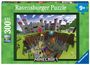 : Ravensburger Kinderpuzzle 13334 - Minecraft Cutaway - 300 Teile XXL Minecraft Puzzle für Kinder ab 9 Jahren, Div.
