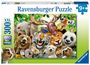 : Ravensburger Kinderpuzzle - 13354 Bitte lächeln! - 300 Teile Puzzle für Kinder ab 9 Jahren, Div.