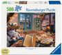 : Ravensburger Puzzle 14967 - Gemütliche Leseecke - 500 Teile Large Pieces, Puzzlespaß mit größeren Puzzleteilen für die ganze Familie, SPL