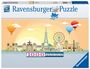 : Ravensburger Puzzle 17393 Ein Tag in Paris - 1000 Teile Puzzle für Erwachsene und Kinder ab 14 Jahren, Div.