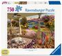: Ravensburger Puzzle 17457 - Entspannung auf der Veranda - 750 Teile Large Pieces, Puzzlespaß mit größeren Puzzleteilen für die ganze Familie, SPL