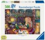 : Ravensburger Puzzle 17459 - Magische Bücherwelt - 500 Teile Large Pieces, Puzzlespaß mit größeren Puzzleteilen für die ganze Familie, SPL