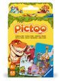 : Ravensburger 23479 - Pictoo Dino Kartenspiel - Schnelles Karten-Suchspiel für Kinder ab 4 Jahren, Familienspiel für Kinder und Erwachsene, für 2 bis 6 Spieler, SPL