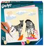 : Ravensburger CreArt - Malen nach Zahlen 23666 - Zebra - ab 12 Jahren, SPL