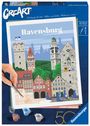 : Ravensburger CreArt - Malen nach Zahlen 23685 - Colorful Ravensburg - ab 12 Jahren - Jubiläum 50 Jahre Ravensburger Blaues Dreieck, SPL