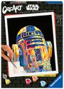 : Ravensburger CreArt - Malen nach Zahlen 23730 - Star Wars - R2-D2 - ab 12 Jahren, SPL
