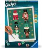 : Ravensburger CreArt - Malen nach Zahlen 23893 - Christmas Nutcracker Delight - Erwachsene ab 12 Jahren, SPL