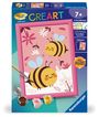 : Ravensburger CreArt - Malen nach Zahlen 23992 - Niedliche Hummeln - ab 7 Jahren, SPL