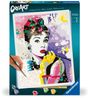 : Ravensburger CreArt - Malen nach Zahlen 25526 - ART Collection: Audrey Hepburn - ab 14 Jahren, SPL