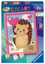 : CreArt, Malen nach Zahlen Kinder - Herziger Igel, SPL