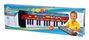 Kinder-Keyboard-Verpackung mit "My Music World"-Logo, 32 Tasten und Bild eines lächelnden Jungen, der Keyboard spielt.