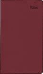 : Taschenplaner Leporello PVC bordeaux 2025 - Bürokalender 9,5x16 cm - 1 Monat auf 1 Seite - separates Adressheft - faltbar - Notizheft - 501-1011, Buch