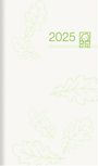 : Taschenplaner Recycling 2025 - Bürokalender 8,8x15,2 cm - 1 Monat auf 2 Seiten - separates Adressheft - faltbar - Notizheft - Blauer Engel - 520-0700, Buch