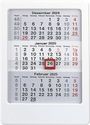 : 3-Monats-Tischaufsteller 2025 weiß - Tisch-Kalender 12x16 cm - Büro-Kalender - mit Datumsschieber - Zettler, KAL