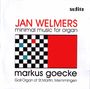 Jan Welmers: Minimal Music for Organ, CD