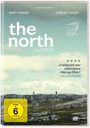 "The North" in großer Schrift, darunter "Buch und Regie Bart Schrijver". Zwei Personen wandern auf einer felsigen Landschaft.