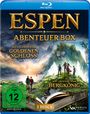 „ESPEN ABENTEUER BOX“, „Die Legende vom Goldenen Schloss“, „Die Legende vom Bergkönig“. Fantasielandschaft.