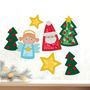 : Bastelset - Erstes Kleben Weihnachtsmotive, Div.
