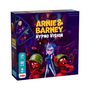 Titel: "ARNIE & BARNEY HYPNO VISION". Illustration: Zwei rote Ameisen in Helmen, blauhaariges Mädchen mit Brille, bunte Spielkarten.