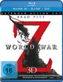 Marc Forster: World War Z (Extended Cut) (3D & 2D Blu-ray & DVD), BR,BR,DVD