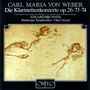Carl Maria von Weber: Klarinettenkonzerte Nr.1 & 2, CD