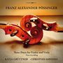 Franz Alexander Pössinger: Duos für Violine & Viola op.4 Nr.1-3, CD