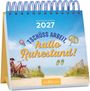 : Mini-Wochenkalender Tschüss Arbeit, hallo Ruhestand! 2027, KAL