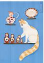 : myNOTES Papeterie: Notizheft Katzen regieren die Welt - Katzenspiel, Div.
