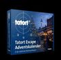 "tator® Tatort Escape Adventskalender O du tödliche Weihnachtszeit FRANZIS." Adventskalender-Box mit Weihnachtsmarkt.
