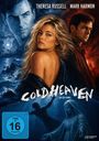 "Theresa Russell, Mark Harmon, FSK 16 freigegeben, Cold Heaven - Kalter Himmel." Zwei Gesichter, Meer, dramatische Stimmung.