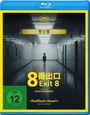 "8番出口 Exit 8", "Ein Film von GENKI KAWAMURA", "Teuflisch clever! - THE NEW YORKER". Kind in U-Bahn-Tunnel.