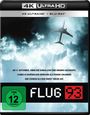 FSK 12, Flug 93, 4K Ultra HD + Blu-ray. Ein Flugzeug fliegt durch bewölkten Himmel.
