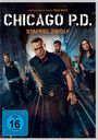 „Chicago P.D. Staffel Zwölf“, „Von Executive Producer Dick Wolf“. Eine Gruppe Polizisten in einer Stadtstraße. FSK 16.