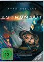 Titel: "Der Astronaut", FSK 12. Kommentar: "Eine der besten Kinoerfahrungen des 21. Jahrhunderts." Mann schwebt in Schwerelosigkeit.