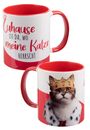 : Tasse: Katze - Zuhause, Div.