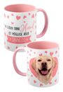 : mug - DOG-Sinnlos - inner pink, Div.