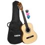 : Student Series Classical Guitar 3/4 (incl. padded bag, 3 picks), Div.