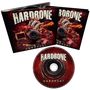 HARDBONE, HARDBEAT. CD und Hülle in Rot- und Metallictönen. Industrielles Design mit mechanischem Herzen.