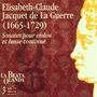 Elisabeth-Claude Jacquet de la Guerre: Sonaten Nr.1-6 für Violine & Bc, CD