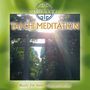Texte: TEMPLE SOCIETY, TAI CHI MEDITATION, Music for Inner Concentration. Torii vor Bäumen im Sonnenlicht.