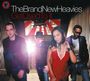 Texte: "TheBrandNewHeavies", "GetUsedToIt". Vier Personen, modisch, zwei Männer links, eine Frau in rotem Kleid, Mann rechts mit Sonnenbrille.