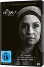 „The Chosen, Staffel 6“: Ein Gesicht einer Frau mit Kopftuch, ernst blickend. FSK 16 Logo unten links.