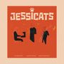 „JESSICATS“ mit einer stilisierten Katzenpfote oben. Unten: Victoria Pohl, Carolin Heuser, Sabrina Damiani. Illustrationen von Musikerinnen.