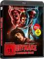 Ein blutverschmierter Junge mit Axt, daneben gefolterte Gesichter. "Nightmare in a Damaged Brain" und FSK 18.