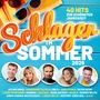 Text: "Schlager im Sommer 2026", "40 Hits zur schönsten Jahreszeit", Namen mehrerer Künstler. Bunte Sommermotive.