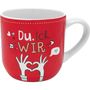 : H:)PPYlife Tasse groß Motiv "Du. Ich. Wir.", Div.