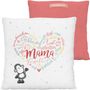 Plüschkissen "Mama Herz, Div.